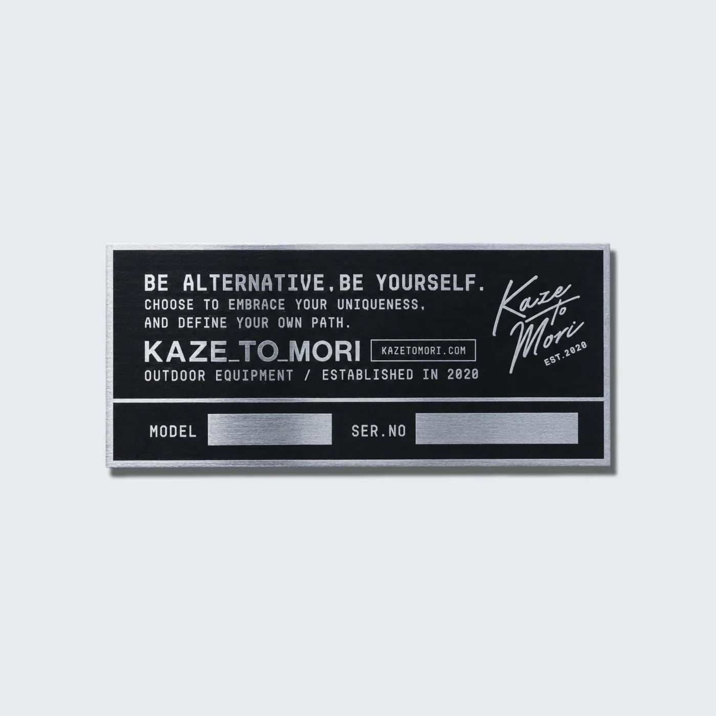 KAZE_TO_MORI™ DRESSUP_PLATE [TYPE-A] | Camp Shop Lantern