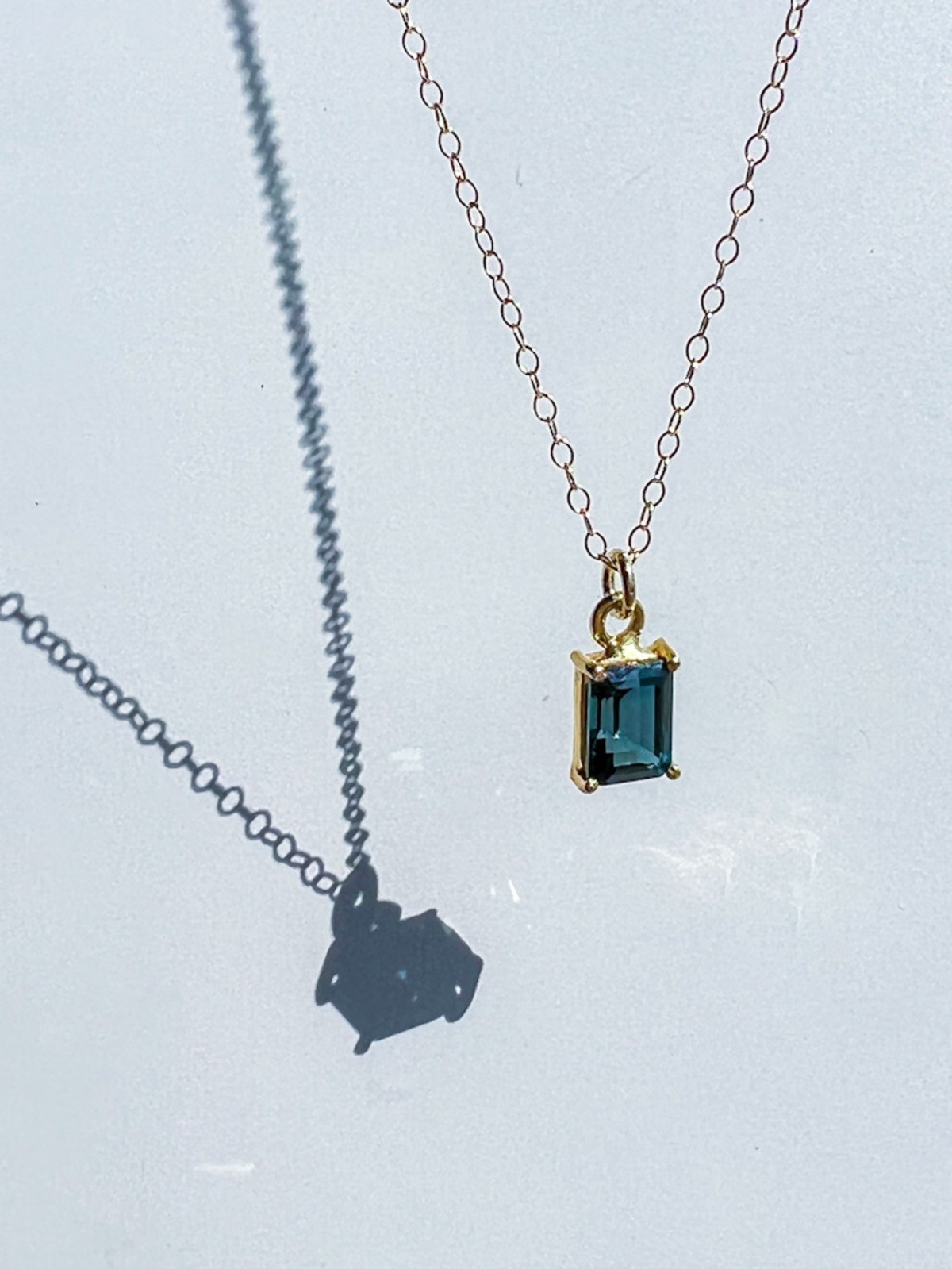Bleu profond」ロンドンブルートパーズのネックレス | パワーストーン 