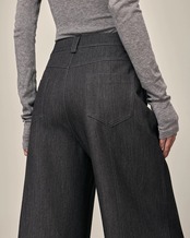 High waist wide Slacks T20408