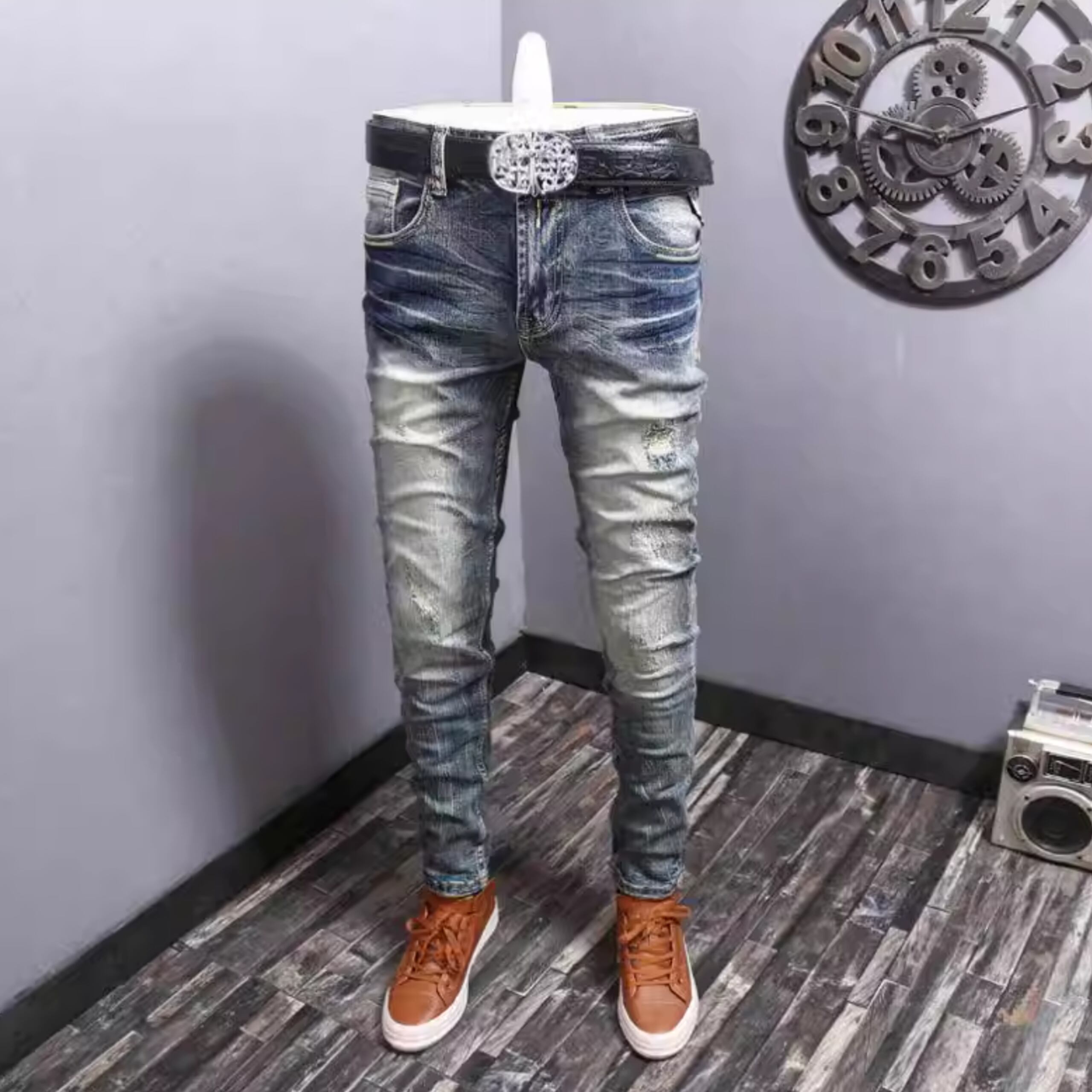 スタイリッシュスキニーデニム M0990