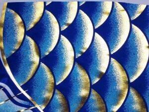 龍王誕生　青　5M　撥水付き　単品販売（山下鯉のぼり）