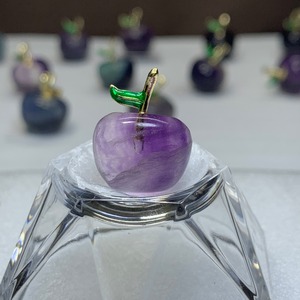 37.フローライトりんご・ペンダントトップ