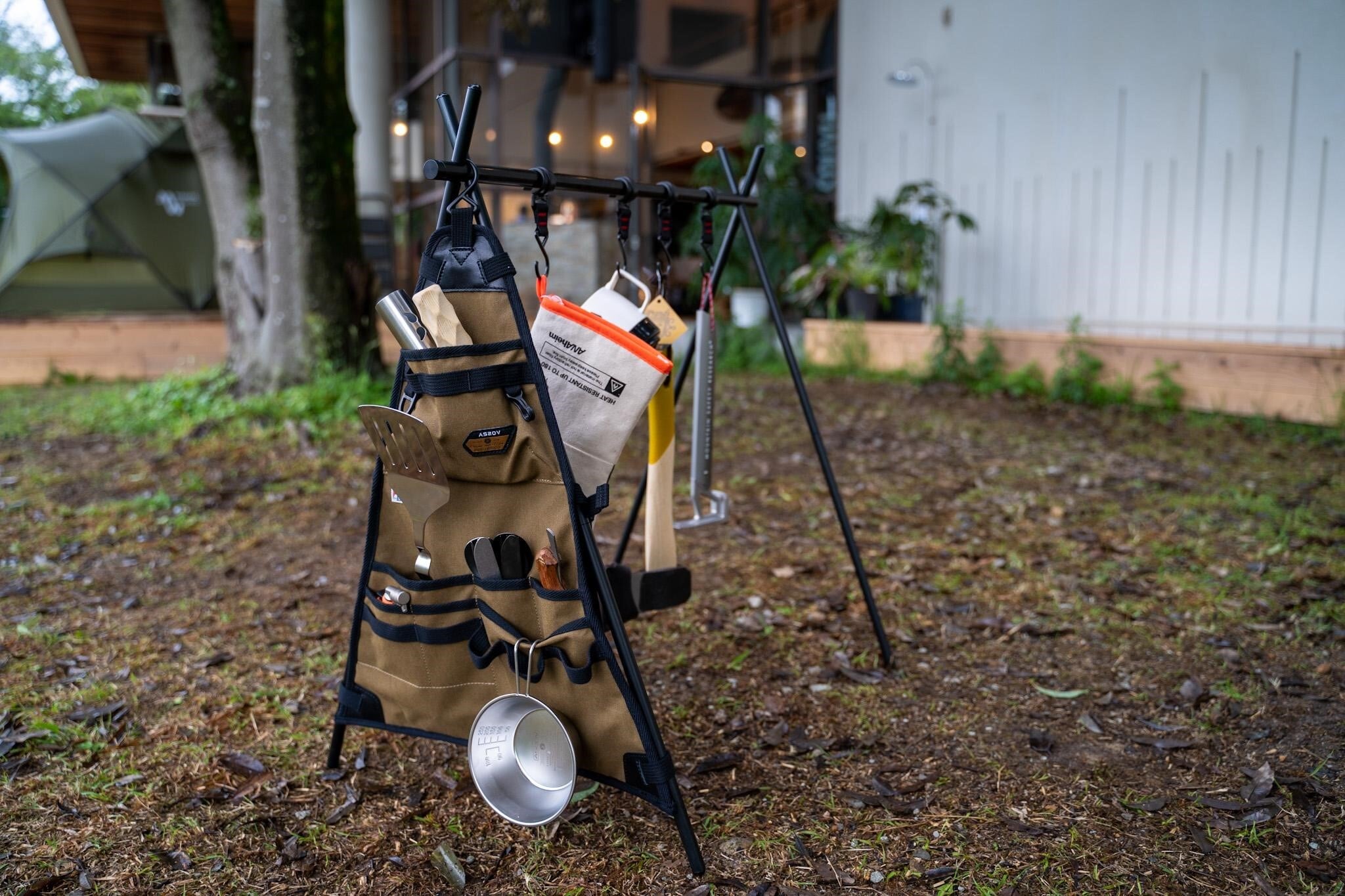 ASSOV アッソブ / ファイヤープルーフハンガーラックポケット ※本体  