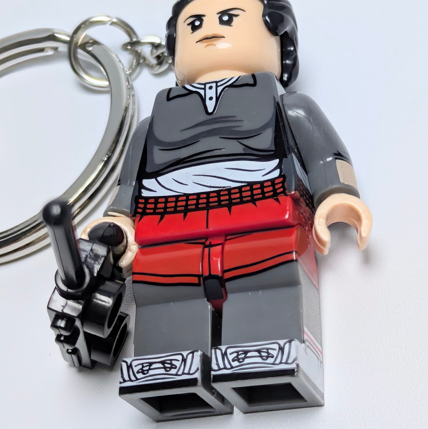 ★ブロックフィギュアキーホルダー★【 Stranger Things Season5 / ストレンジャーシングス 】 Eleven / イレブン トレーニングコスチュームver. 〚アメリカン雑貨 アメトイ〛