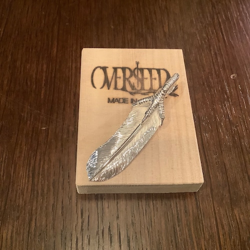 OverSeed オーバーシード Eagle Feather Pendant 爪付き Indian Jewelry