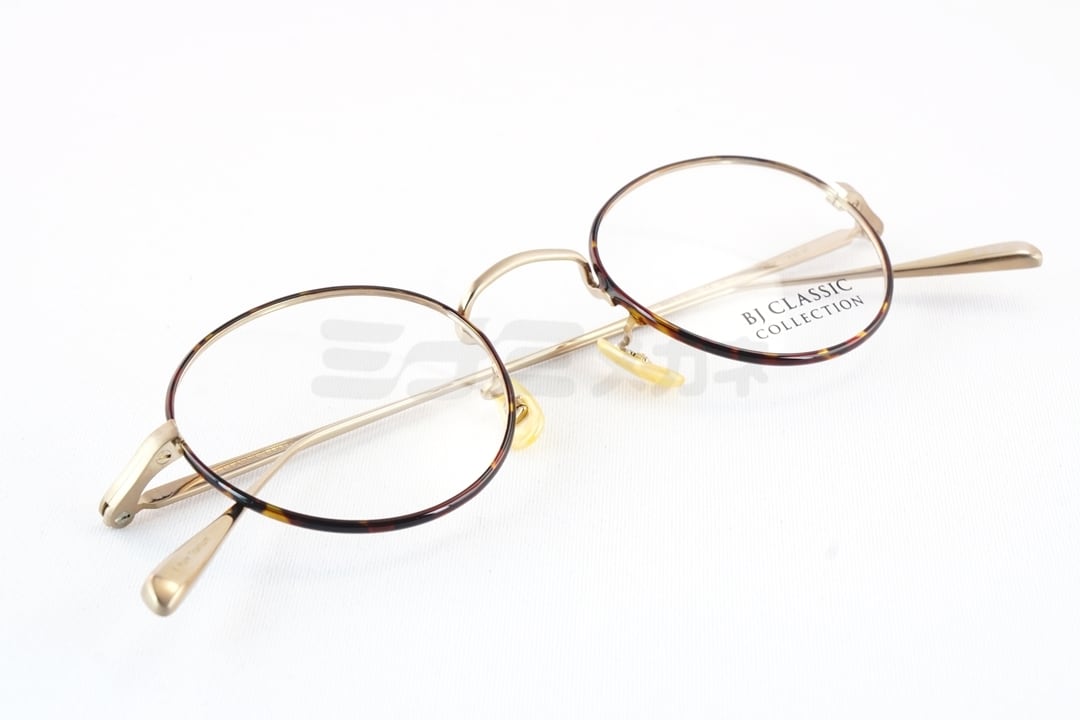 BJ CLASSIC メガネ PREM-114B S NT C-6-2 ボストン 七宝リム チタン