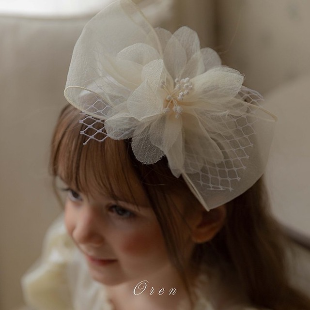 【取寄】oren｜rose headband｜ローズヘアバンド｜FREE｜baby&kids｜26 autumn