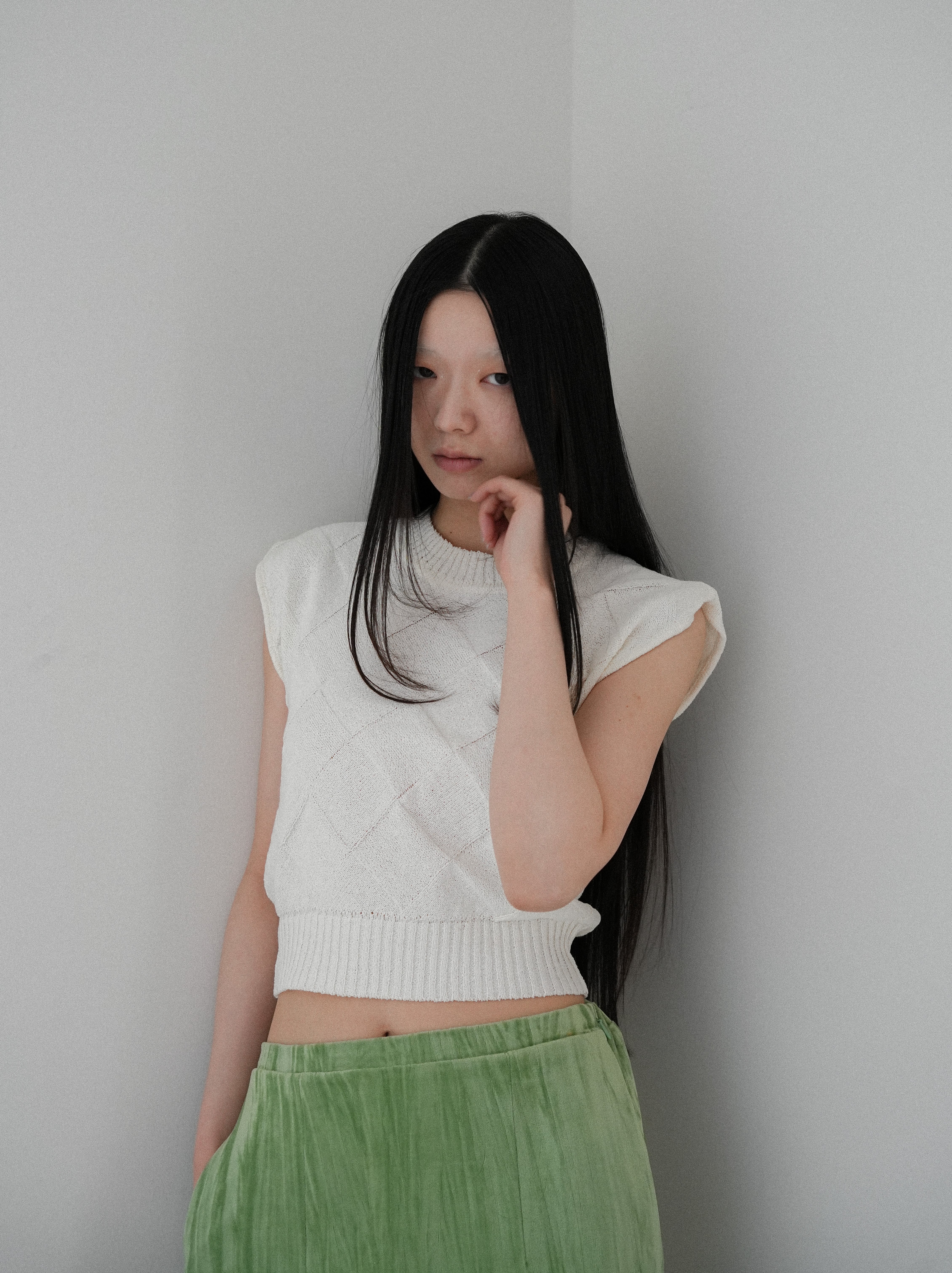 woven summer knit tops | Katrin TOKYO
