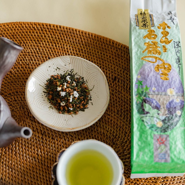 八女玄米茶200ｇ｜香ばしくて飲みやすい毎日のお茶 画像