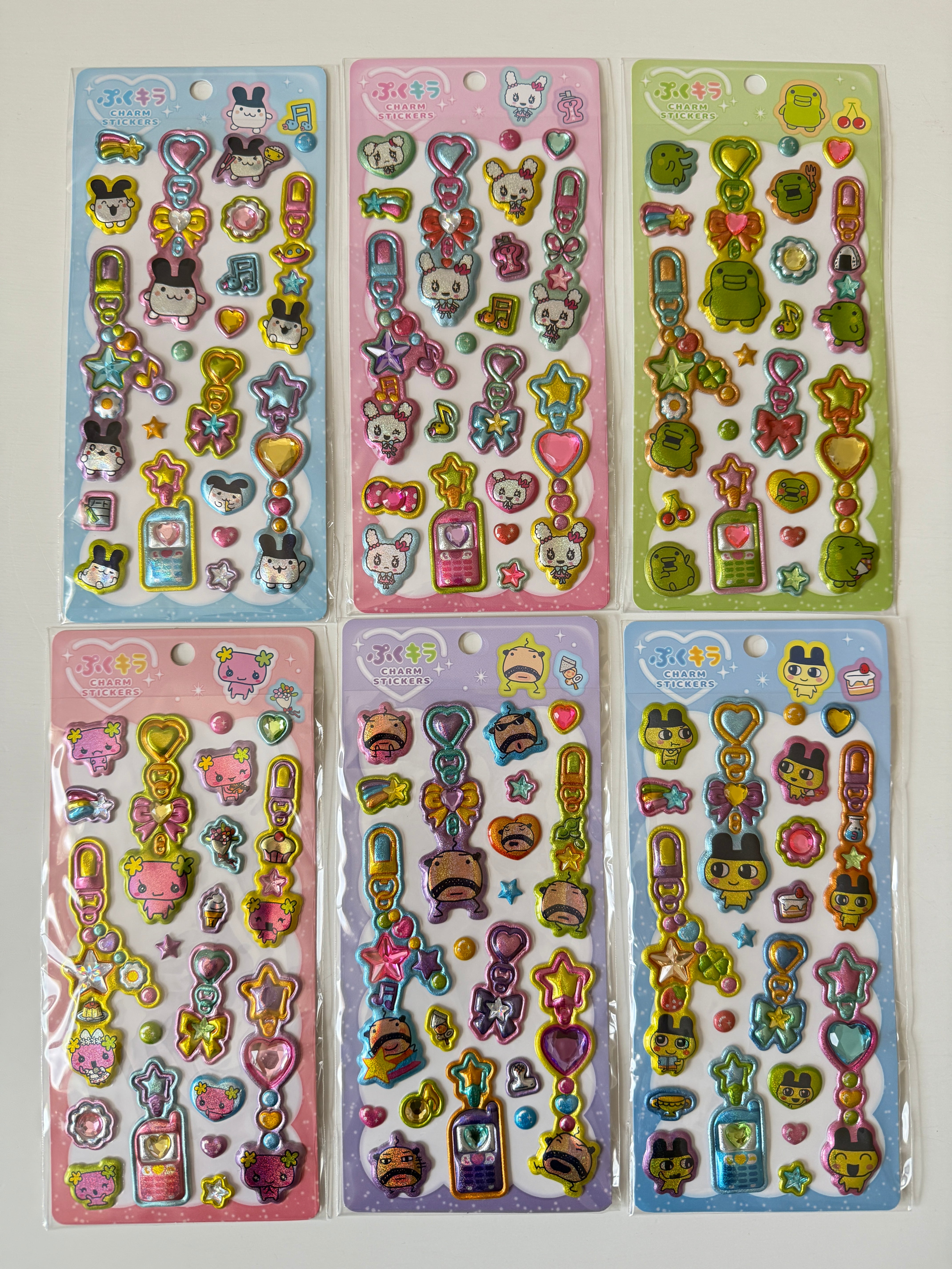たまごっち　ぷくキラチャームステッカー　クラックス正規品