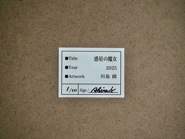 川島 朗『 惑星の魔女 』