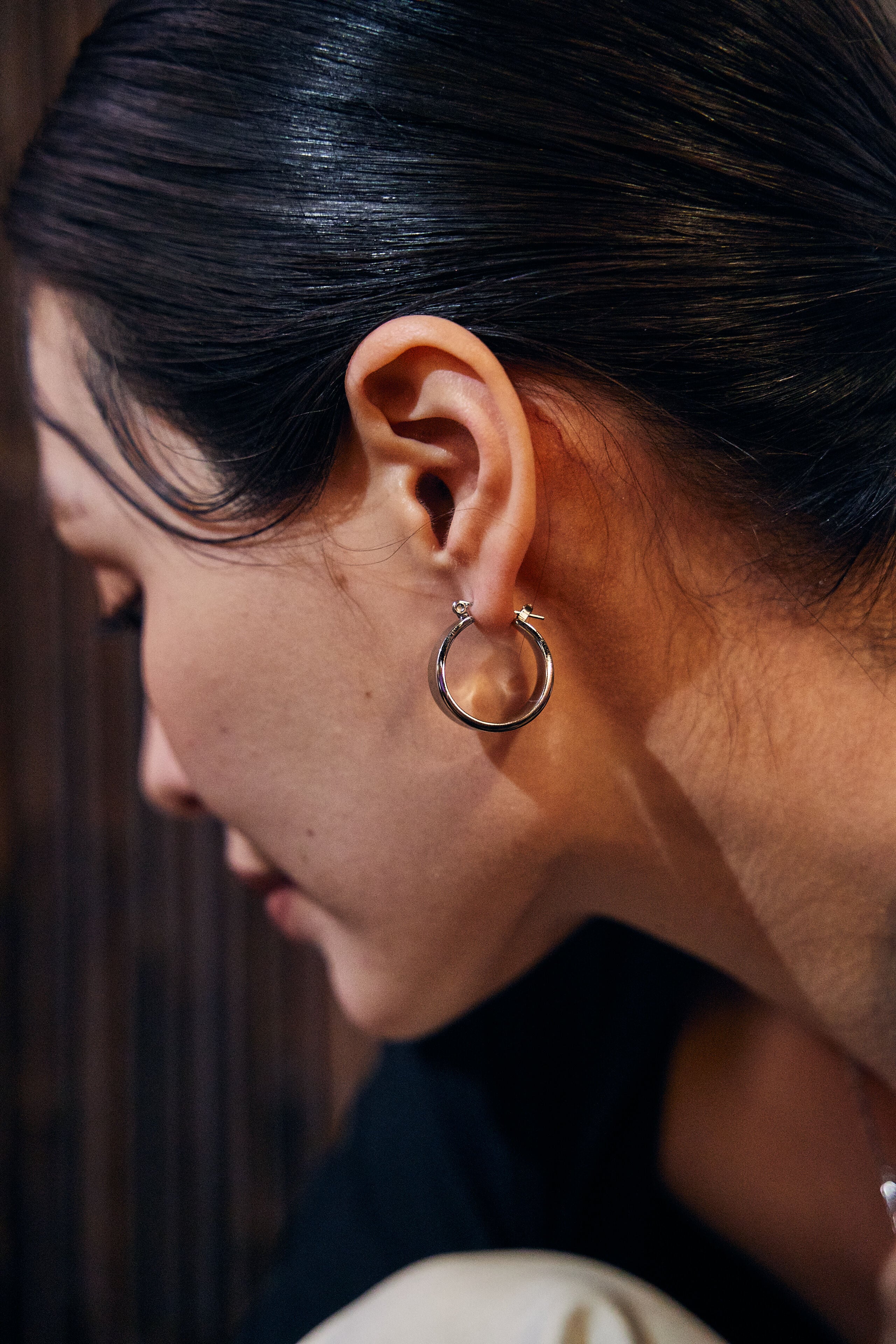316L Chunky hoop pierce［silver］#p114 | CELINA