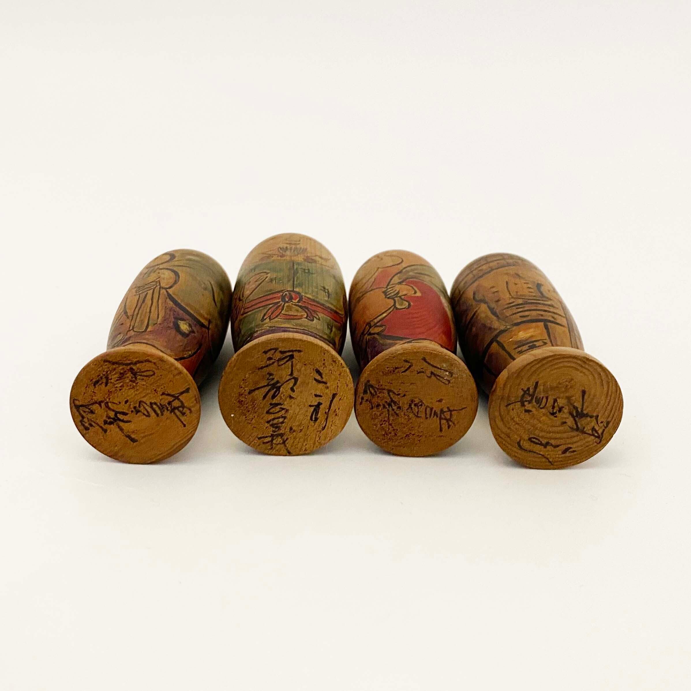 えんじゅ四福神セット(山形系 / 阿部正義工人)