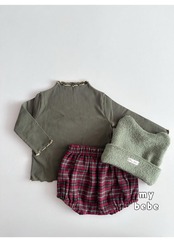 韓国子供服 / 26winter / my bebe / ヨーグルトハーフタートル / キッズ / 冬服 *XS~XL*