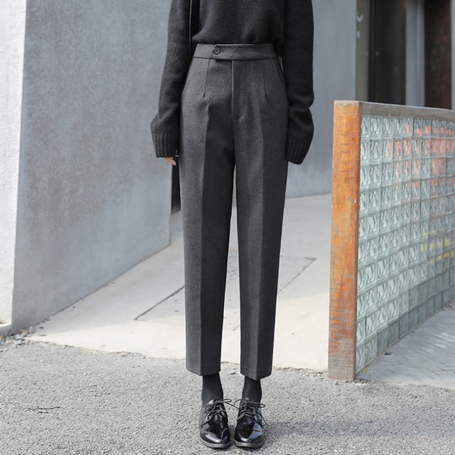 ウエストボタンシガレットパンツ　 U0044