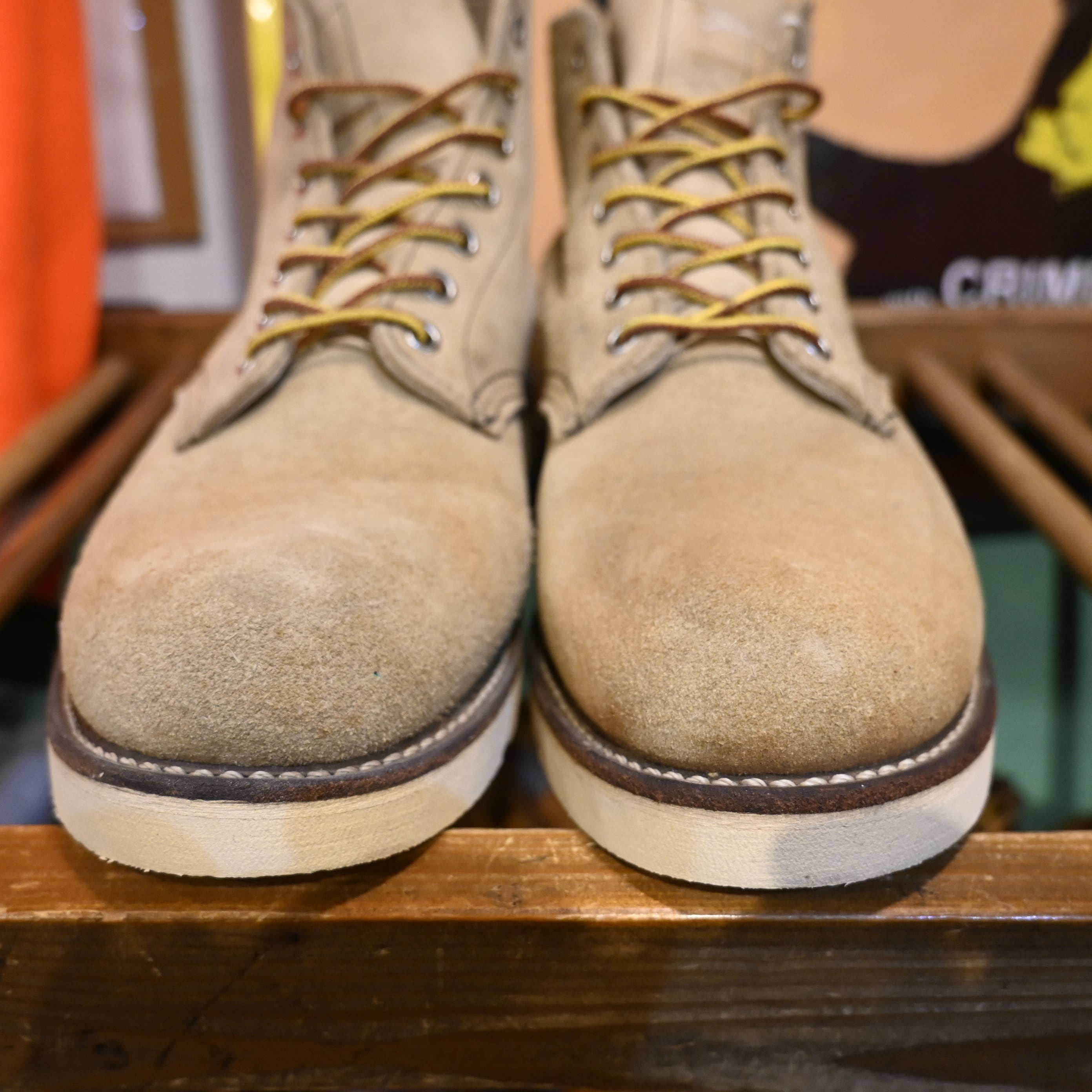 9 D ] RED WING 2010年 USA製 8167 Irish Setter Plain Toe Suede