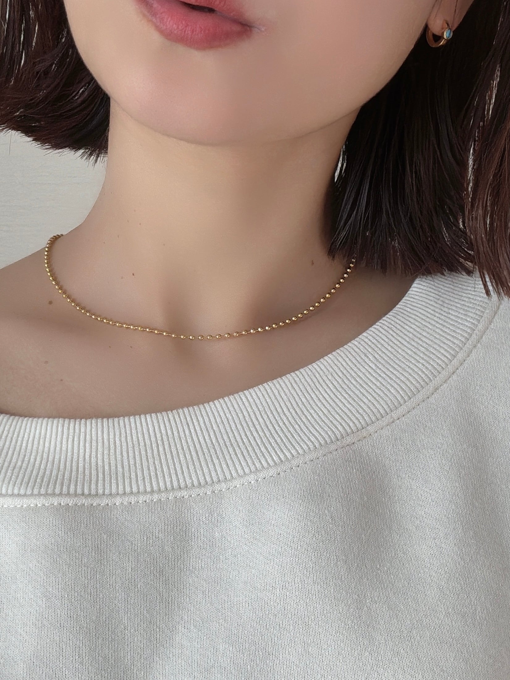 magnet mini ball chain necklace | joie