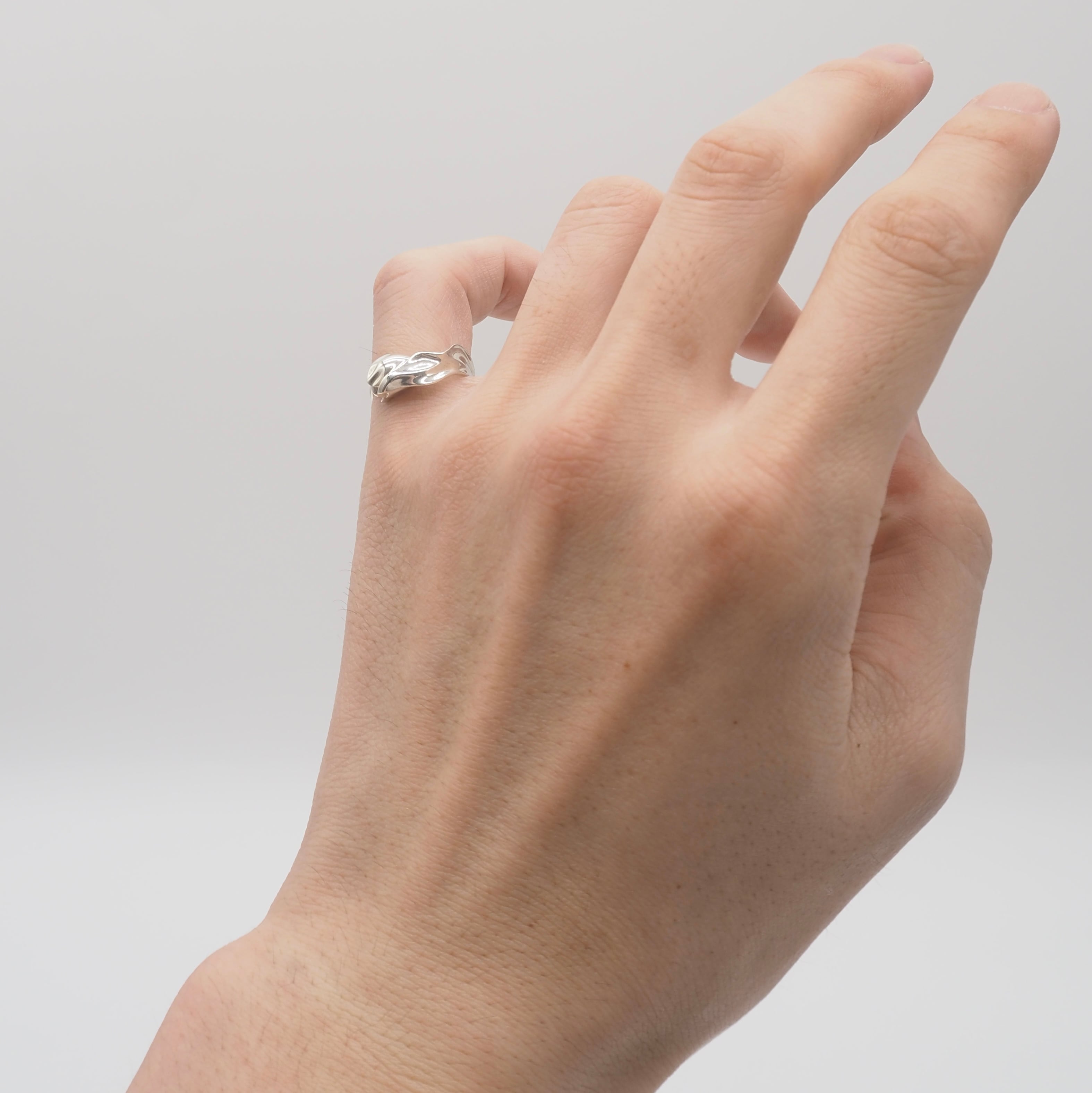 Tiffany&Co. 約12号 チューリップリング シルバー925 ティファニー