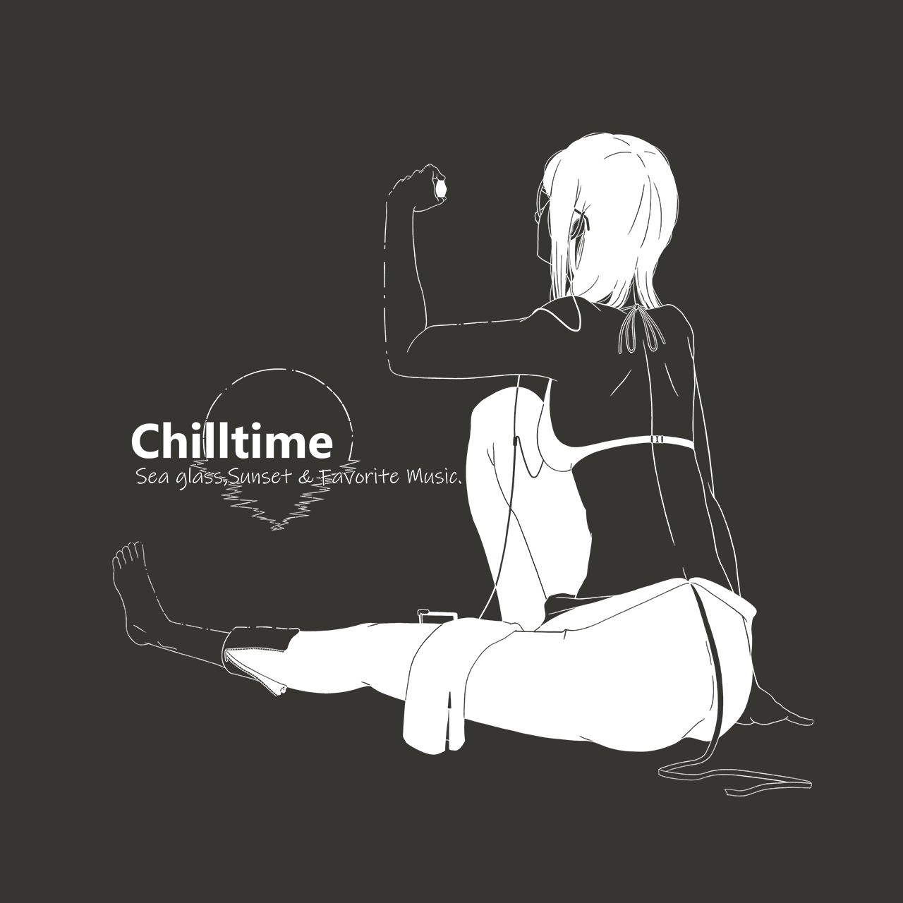 Chilltime-Tシャツ・レディース(スミ) - 3