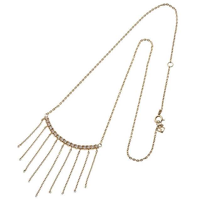 fringe necklace　フリンジネックレス　ELP0008S  Silver jewelry