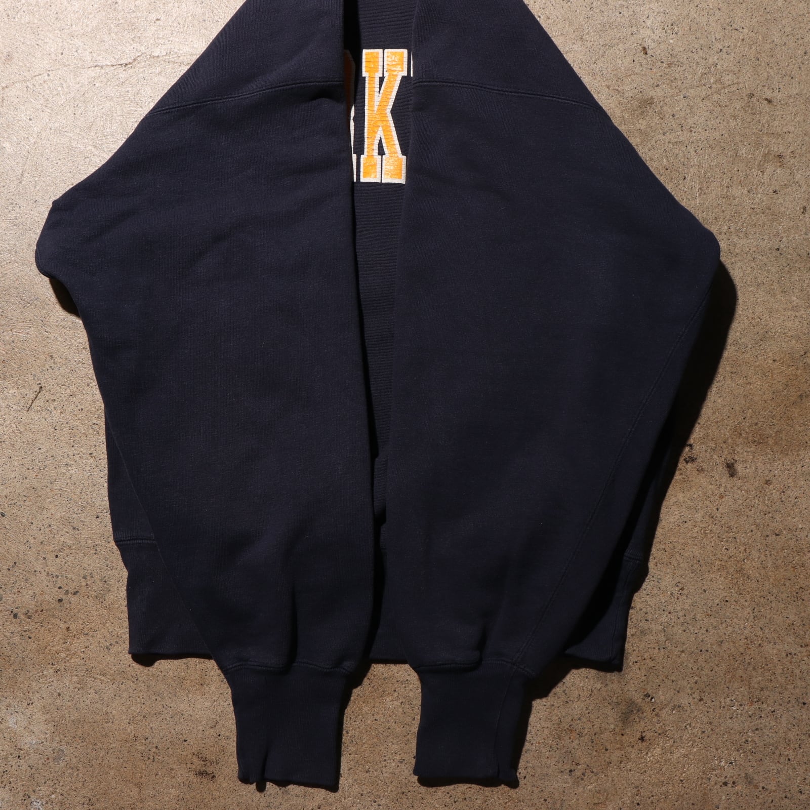 美品 L ネイビー UCバークレー 90s USA リバースウィーブ チャンピオン 