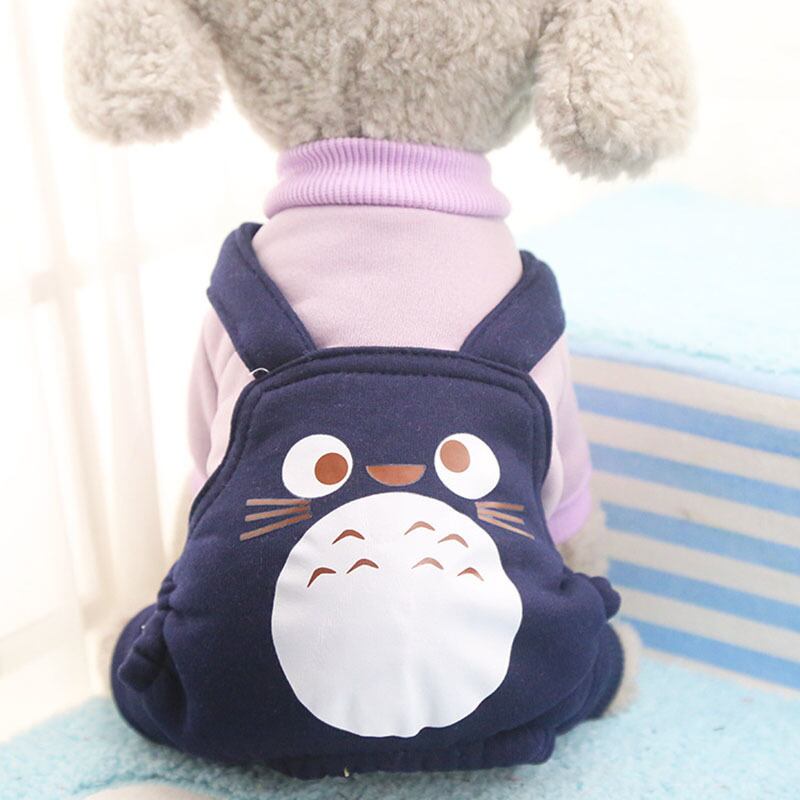犬服　ハンドメイド　totoro 送料無料 トトロ漫画犬服小型犬ウィンターコートフレンチブルドッグ