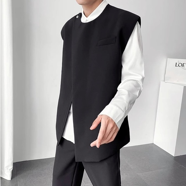 ショルダースナップボタン　ラップベスト　LB0774