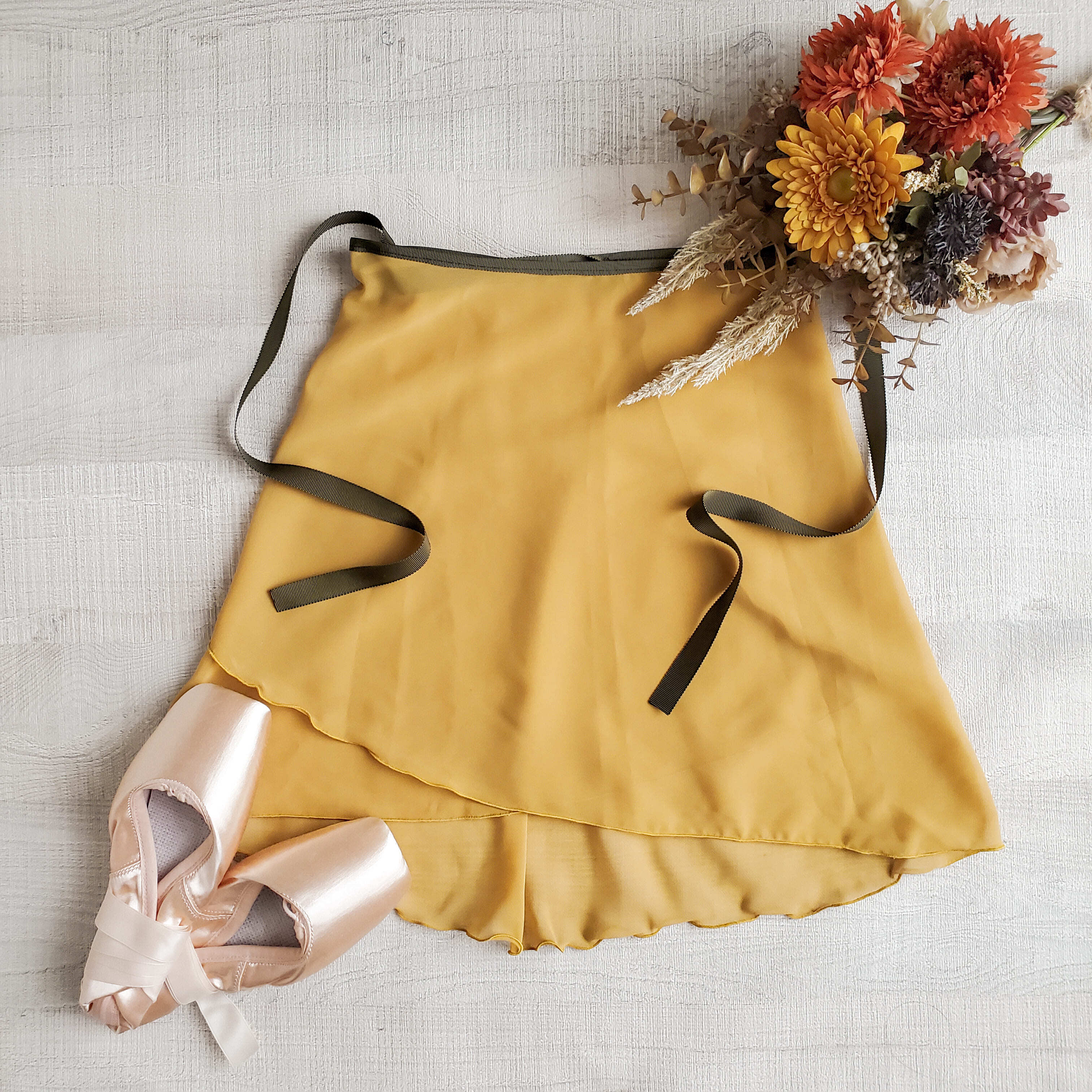 マルディーレ　バレエスカート バレエ・ダンス用品のミルバ / N272 ジョーゼット巻きスカート