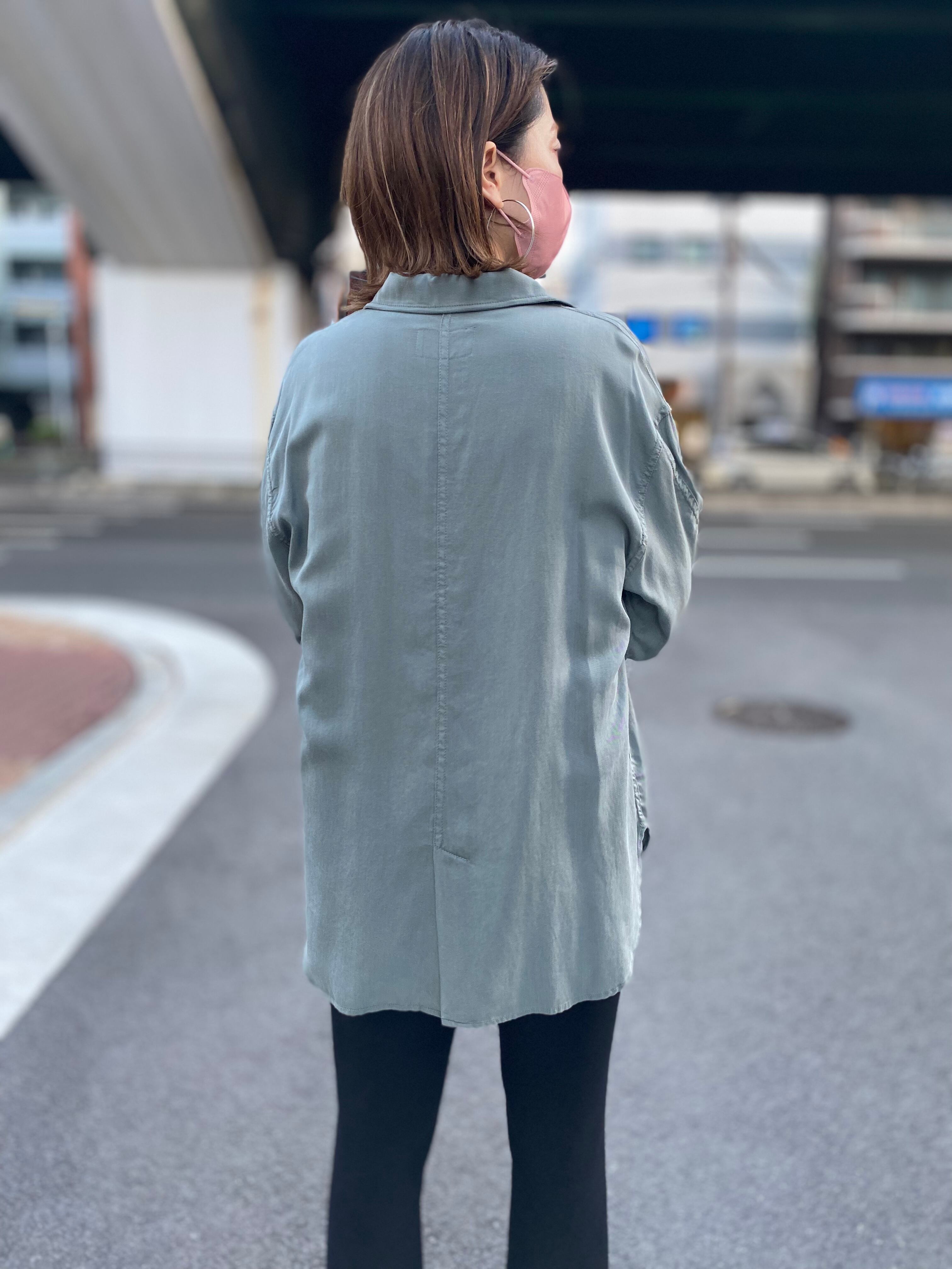 【CHIGNON 】ワイヤー入り入りミリタリーシャツ