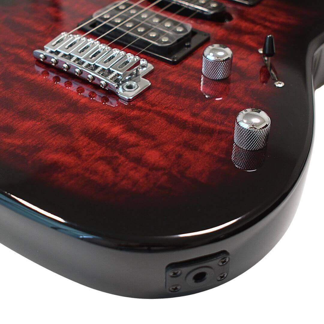Ibanez GIO GRX70QA-TRB エレキギター（キルト調トップ／HSH配列