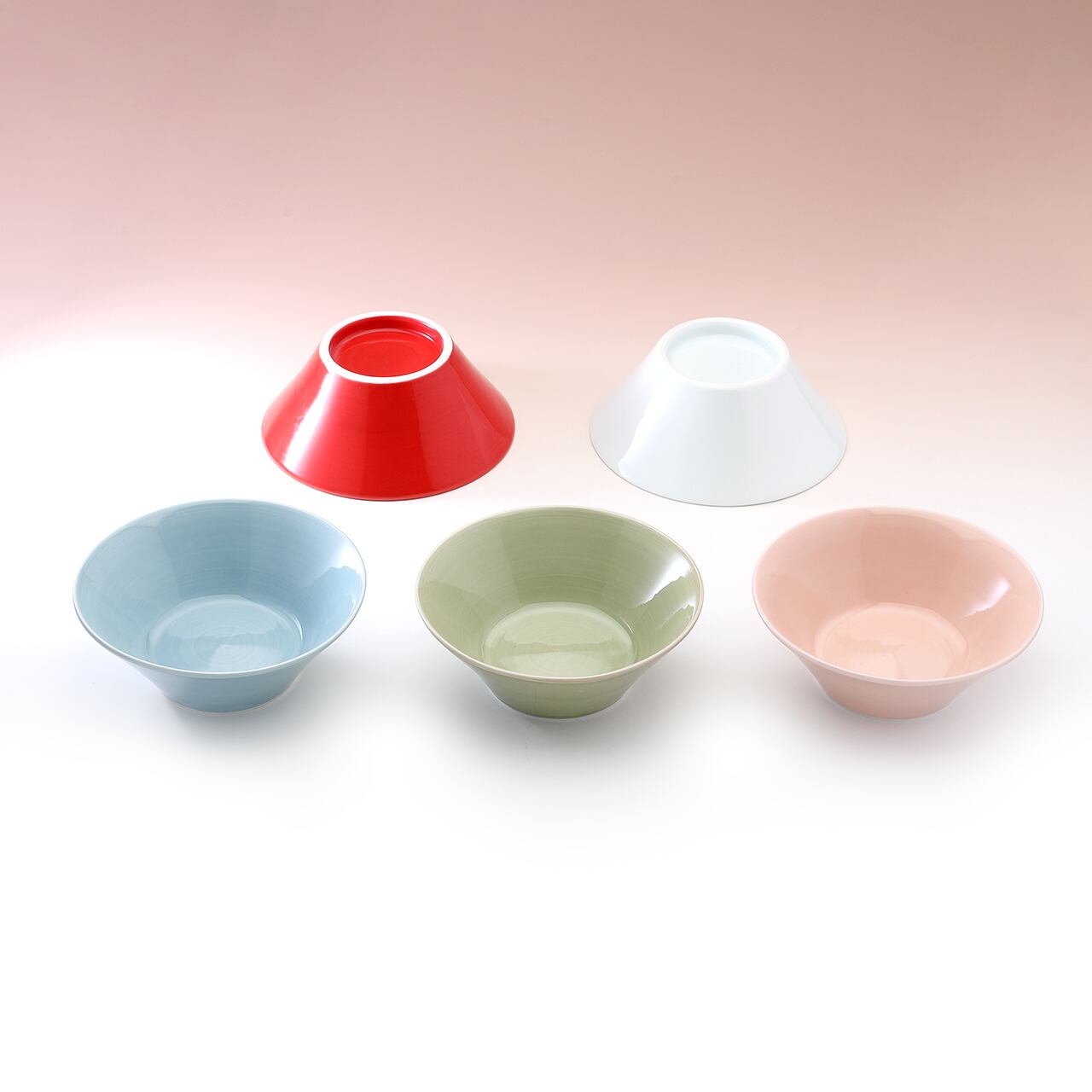 カラー 高台小鉢（一客） | 波佐見焼 食器 通販｜暮らしの器 舘山堂