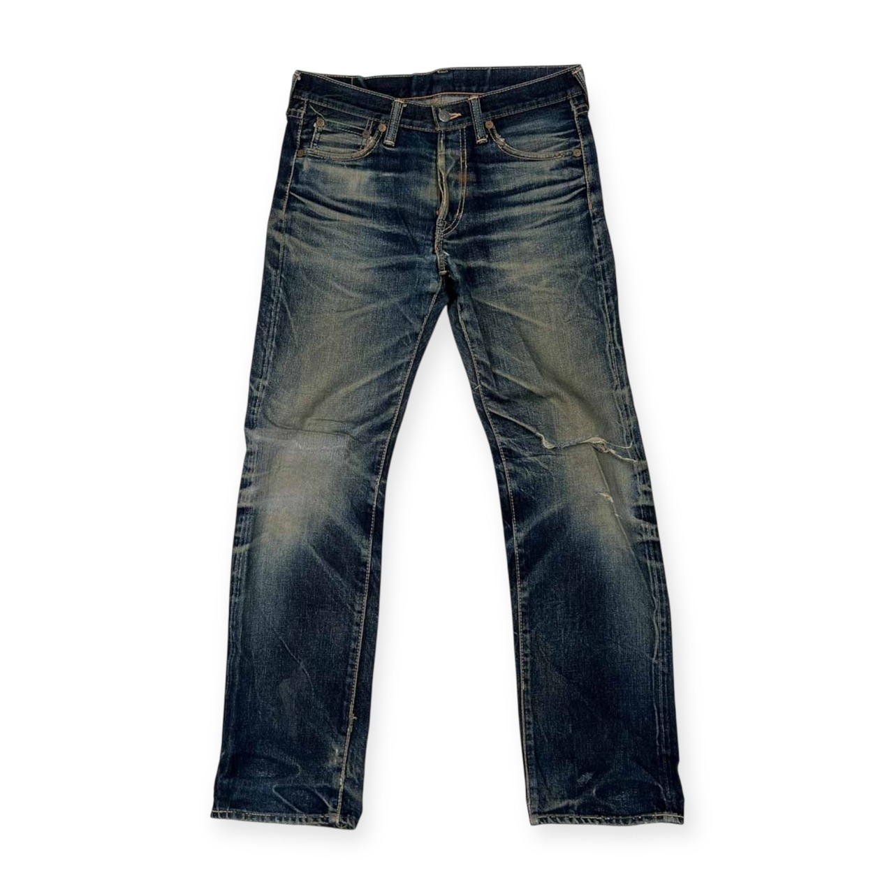 激渋 JOE McCOY ジョーマッコイ Lot.906 赤耳 セルビッチ ヒゲ ハチノス デニム パンツ ジーンズ W30 / 旧リアルマッコイズ