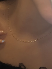 Fine petal necklace