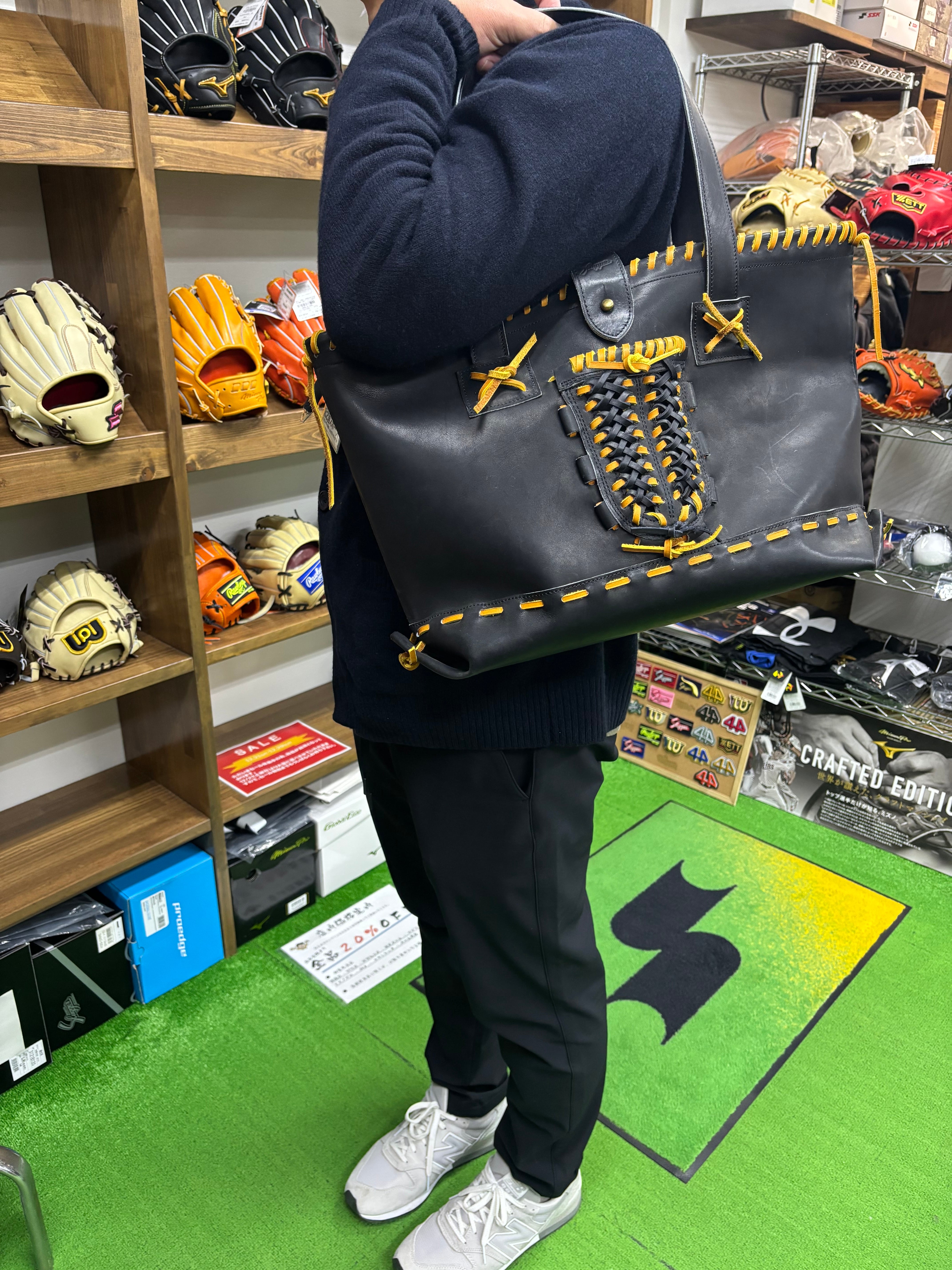 久保田スラッガー 限定トートバッグ 大24L ヒモ交換済 | KINOKUNI SPORTS