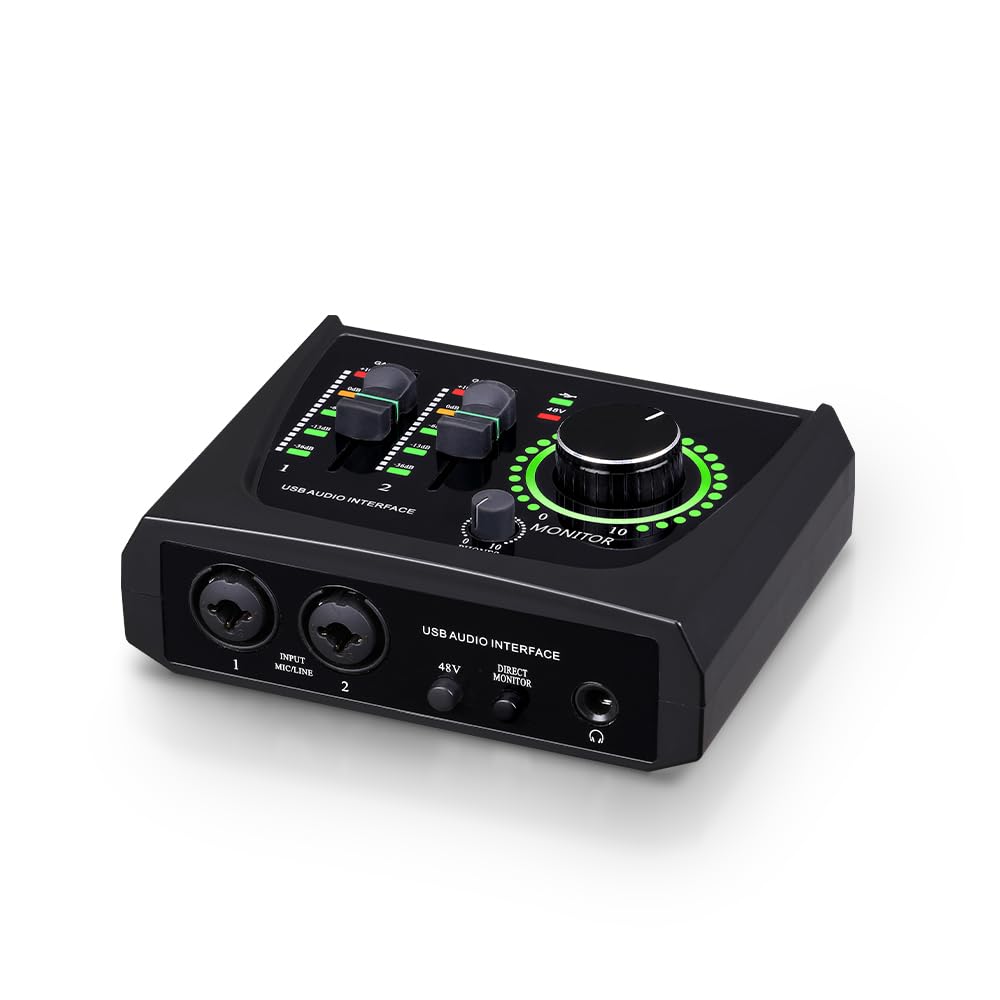 XTUGA KPミキサー、16ビットDSP効果USBオーディオインタフェース効果+