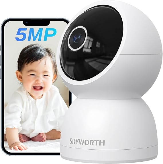 SKYWORTH 超暗視防犯カメラ 500万画素