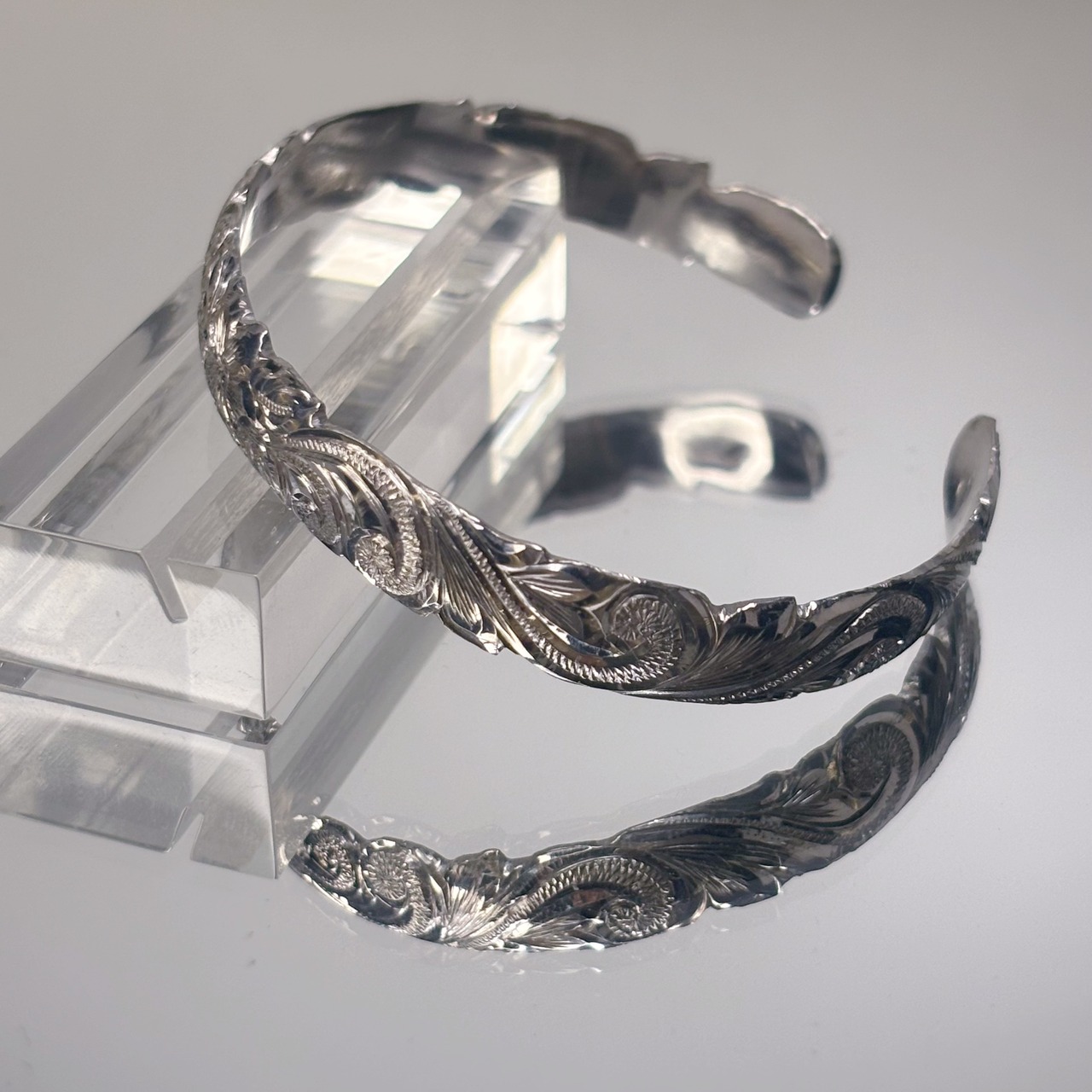 ハイビスカスハワイアンバングル(S/Silver)