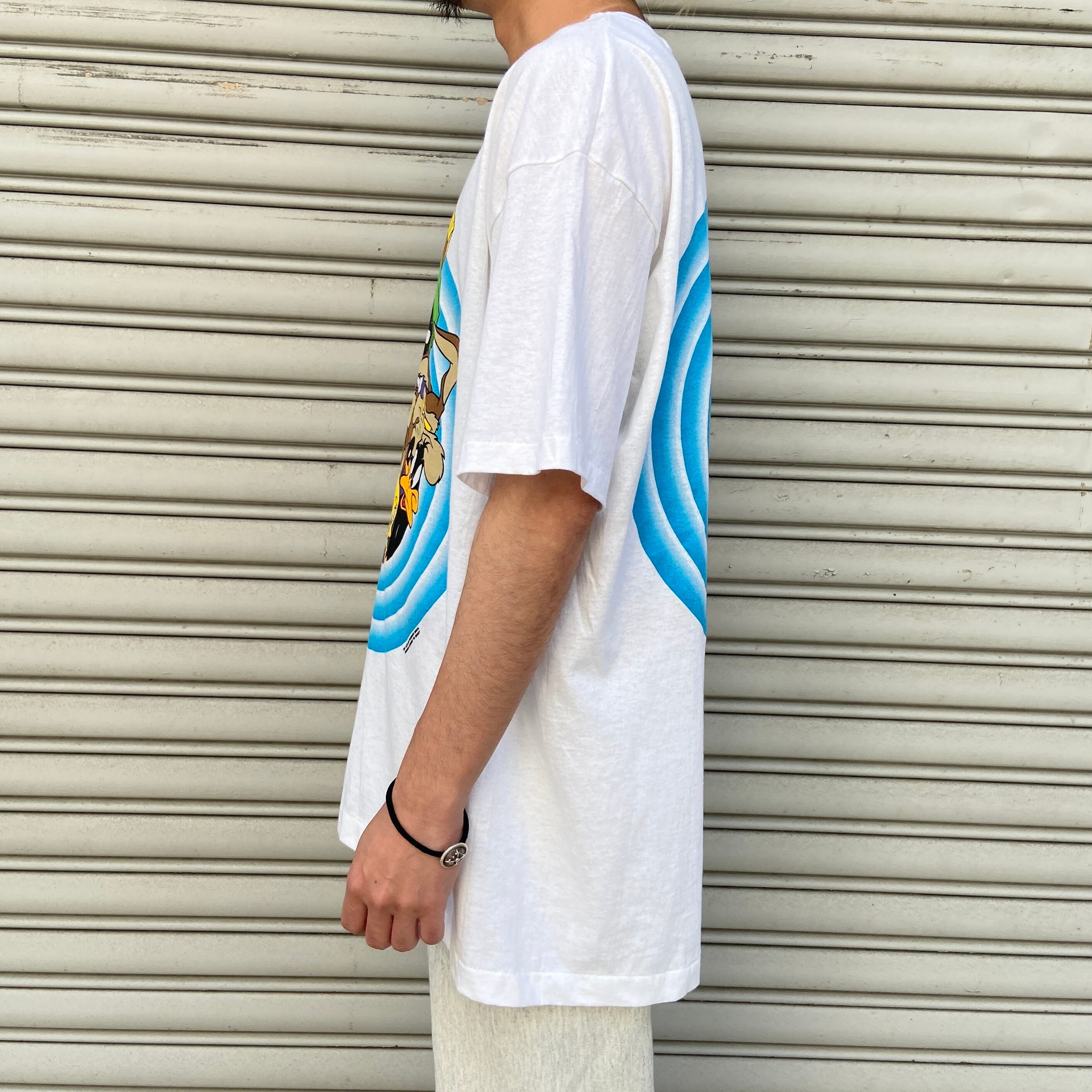 90sデッドストック ルーニーテューンズ キャラ集合Tシャツ GIANT XL