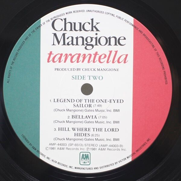 Chuck Mangione / Tarantella [AMP-44003〜4] - 画像4