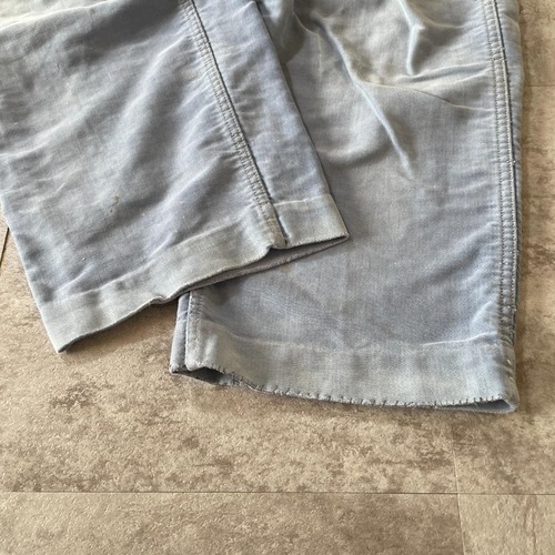 50-60s Au Fusil フレンチワーク モールスキン パンツ W32 詳細写真5