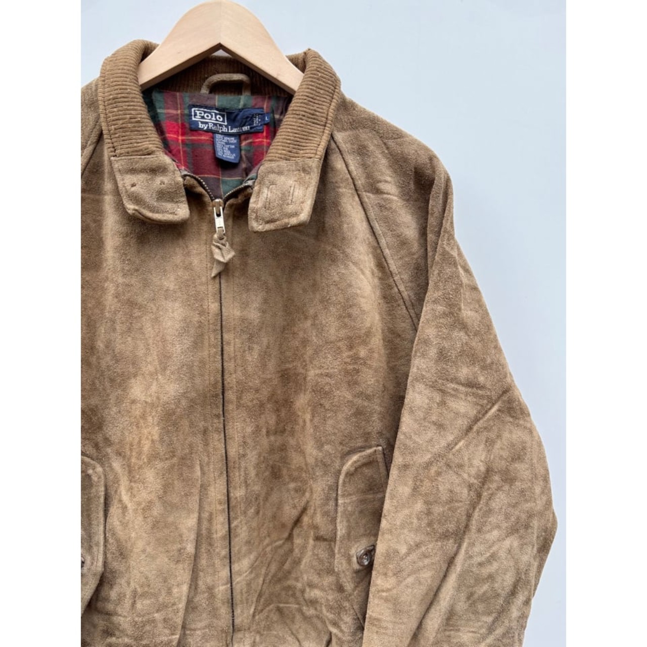 90s Ralph Lauren SUEDE HARRINGTON JACKET Size L