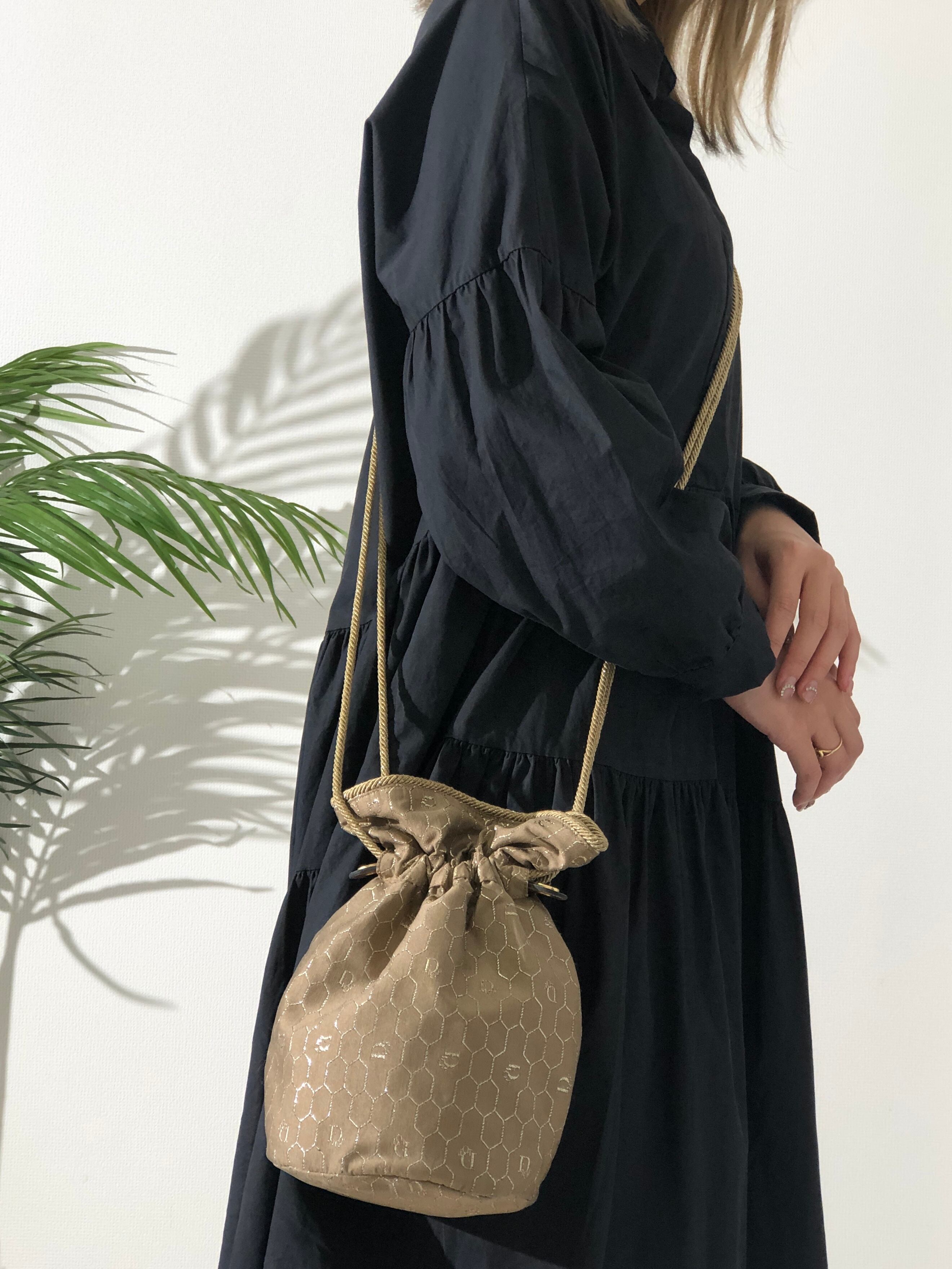 Christian Dior クリスチャン ディオール ハニカム Diorモチーフ 巾着