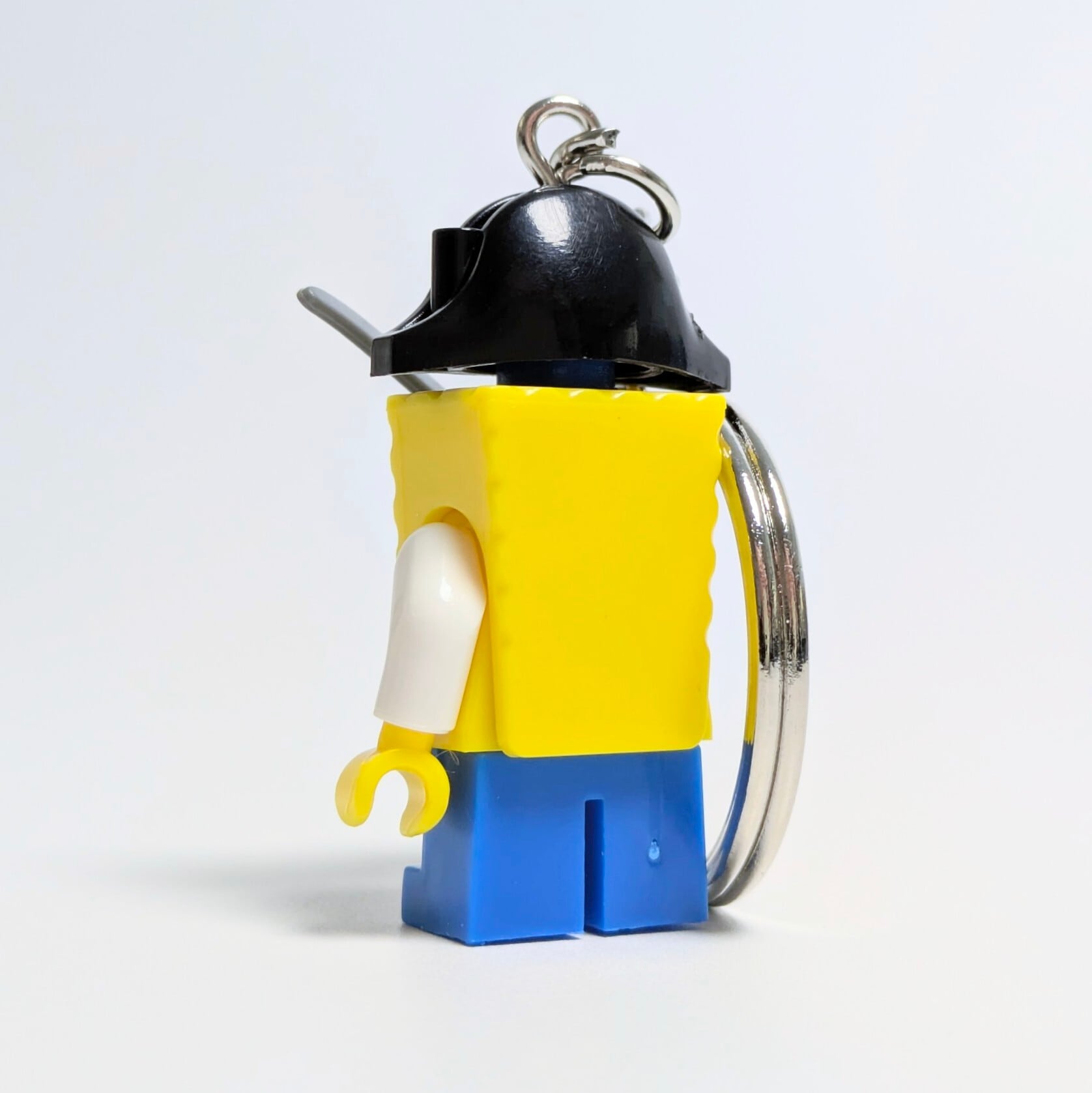 ★ブロックフィギュアキーホルダー★【 SpongeBob SquarePants / スポンジボブ 】『 スポンジボブ / パトリック 』海賊ver. / パイレーツボブ 〚アメリカン雑貨 アメトイ〛