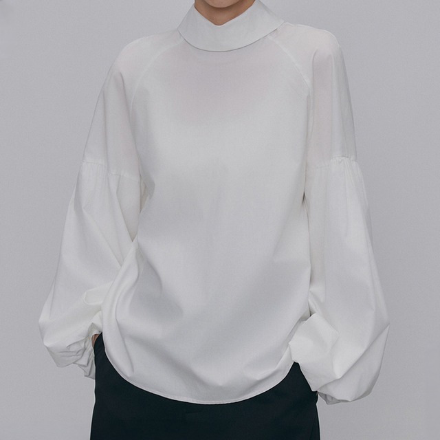 Volume sleeve blouse A00231
