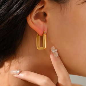 Square Hoop Pierce