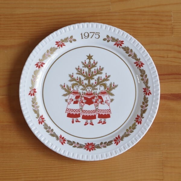 Spode スポード クリスマスプレート 1975年 イヤープレート 飾り皿