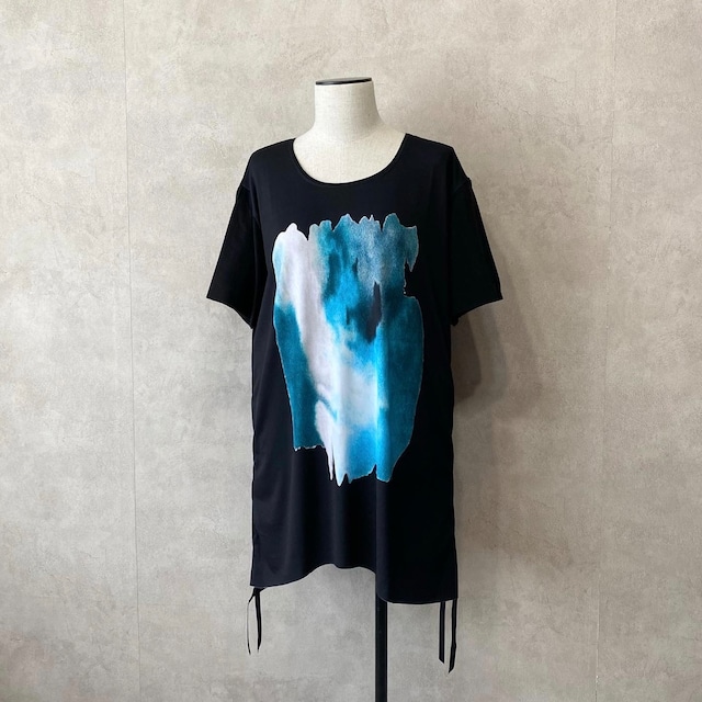 Digital print Tops / black【AS SUPERSONIC】