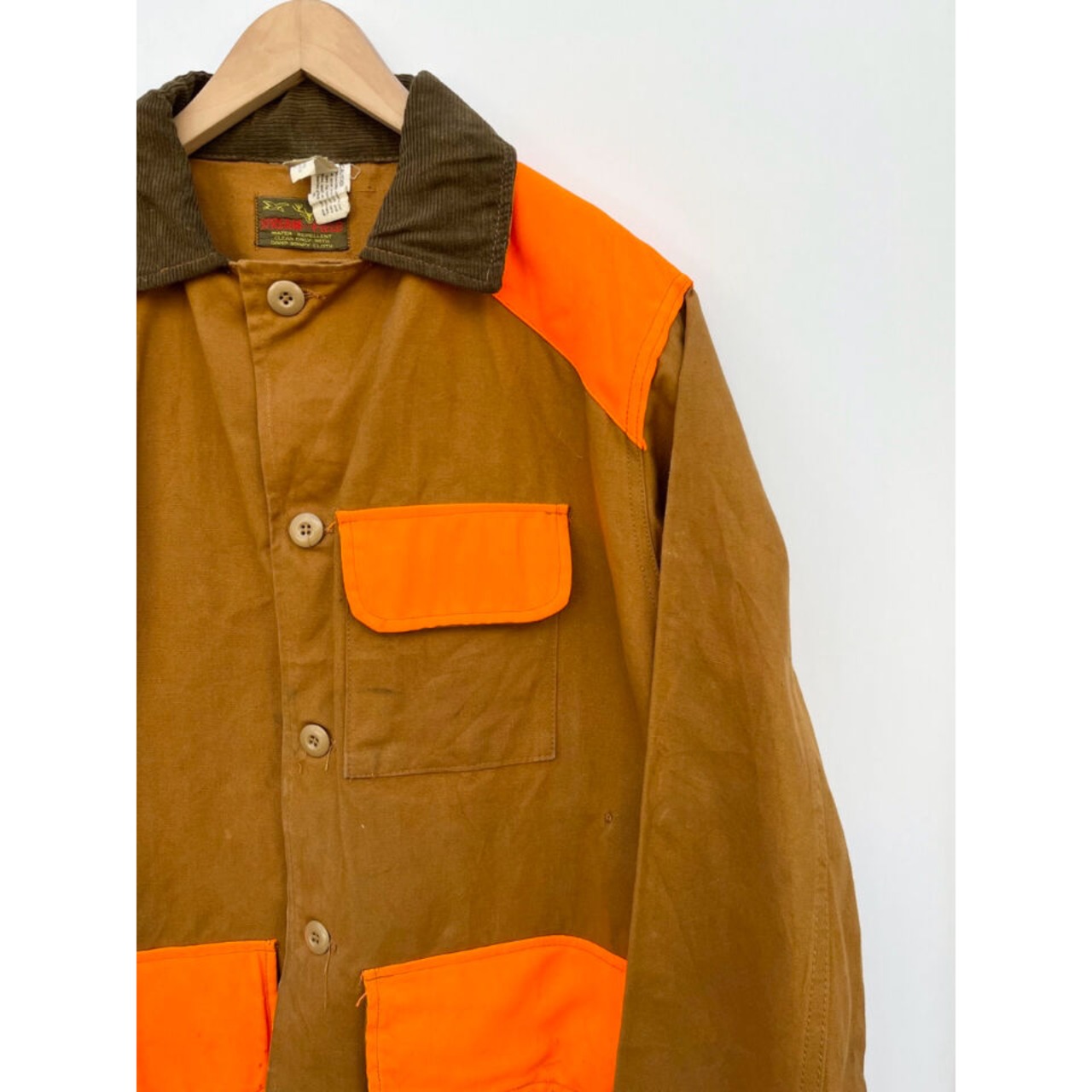 80s "STREAM AND FIELD" HUNTING JACKET Size L