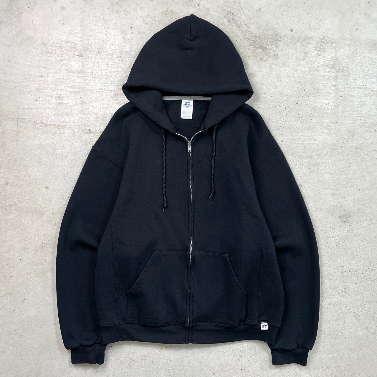 00年代 RUSSELL ATHLETIC ラッセル フルジップパーカー ブランク  