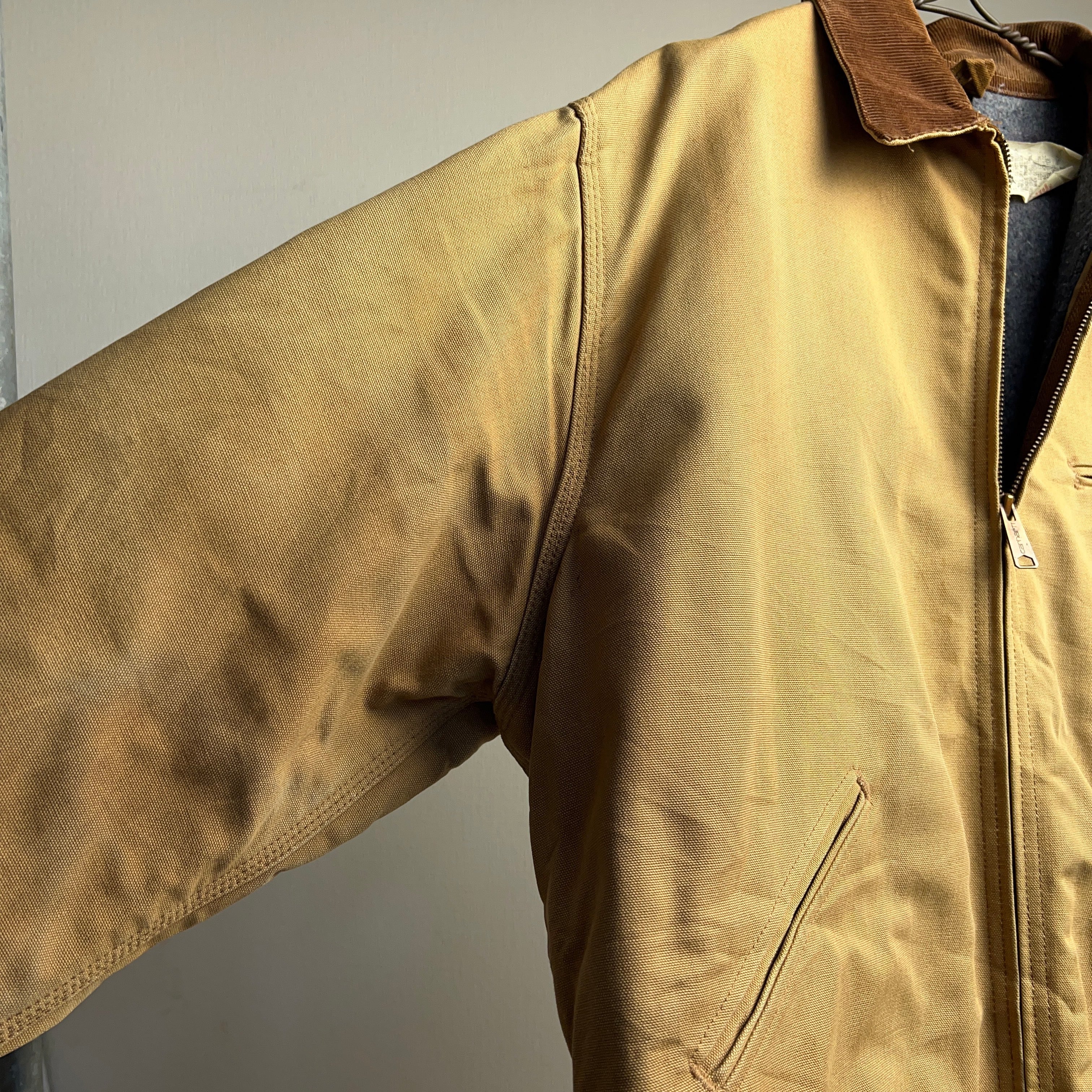 80's~90's “Carhartt” Detroit Jacket USA製 80年代90年代 カーハート デトロイトジャケットダック  6BLJ【0929A12】【送料無料】